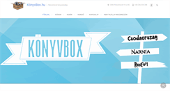Desktop Screenshot of konyvbox.hu