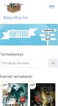 Mobile Screenshot of konyvbox.hu